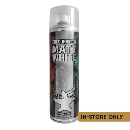 Colour Forge - Aerosol Spray Primer - Matt White 500ml