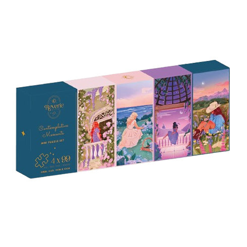 Contemplative Moments 4 x 99 Piece Mini Puzzle Set