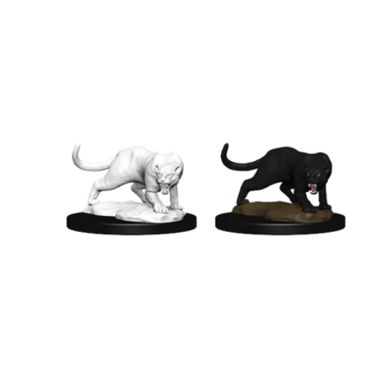 D&D Nolzurs Marvelous Unpainted Miniatures Panther & Leopard