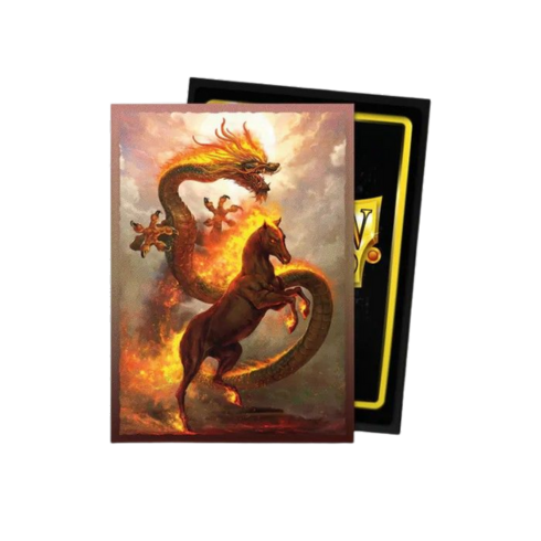 Dragon Shield 100ct Matte Dual Art Lunar New Year 2026 Fire Horse Sleeves