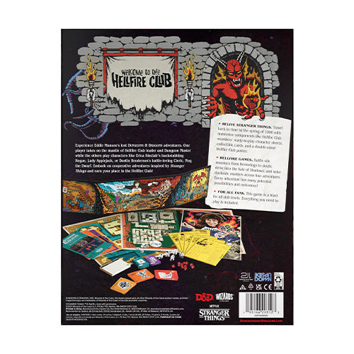 D&D Dungeons & Dragons Stranger Things Welcome to the Hellfire Club