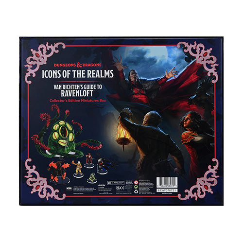 D&D Icons of the Realms Miniatures Van Richtens Guide to Ravenloft Collector’s Edition Box