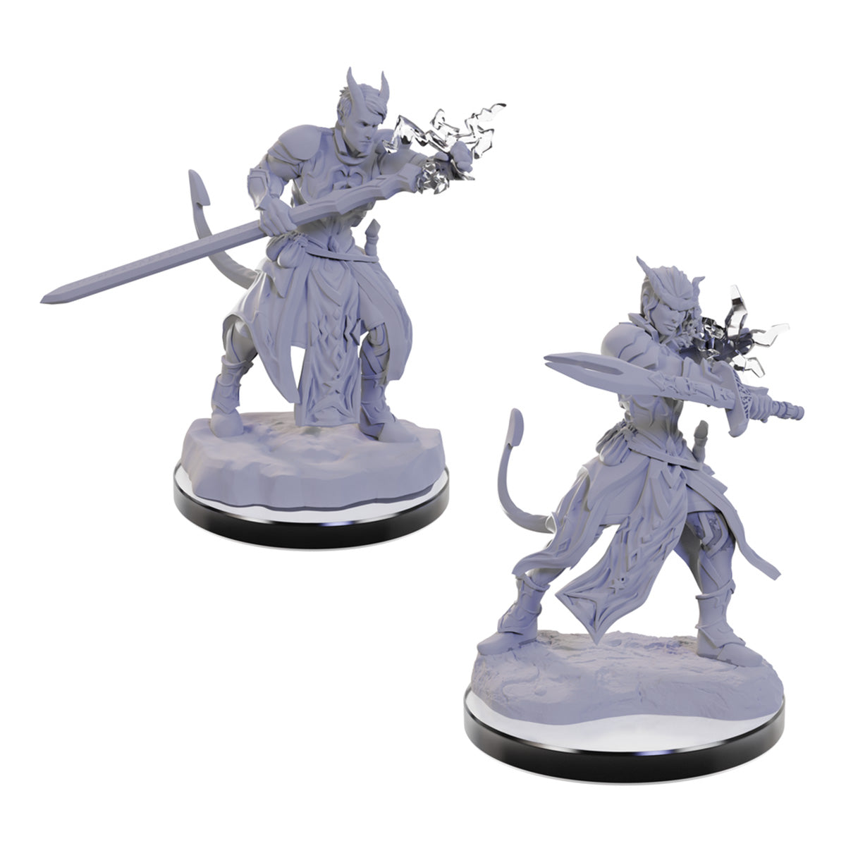 D&D Nolzur's Marvelous Miniatures: Tiefling Warlocks