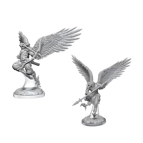 D&D Nolzurs Marvelous Unpainted Miniatures Aarakocra Fighters