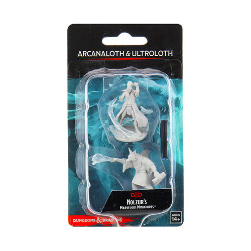 D&D Nolzurs Marvelous Unpainted Miniatures Arcanaloth and Ultroloth