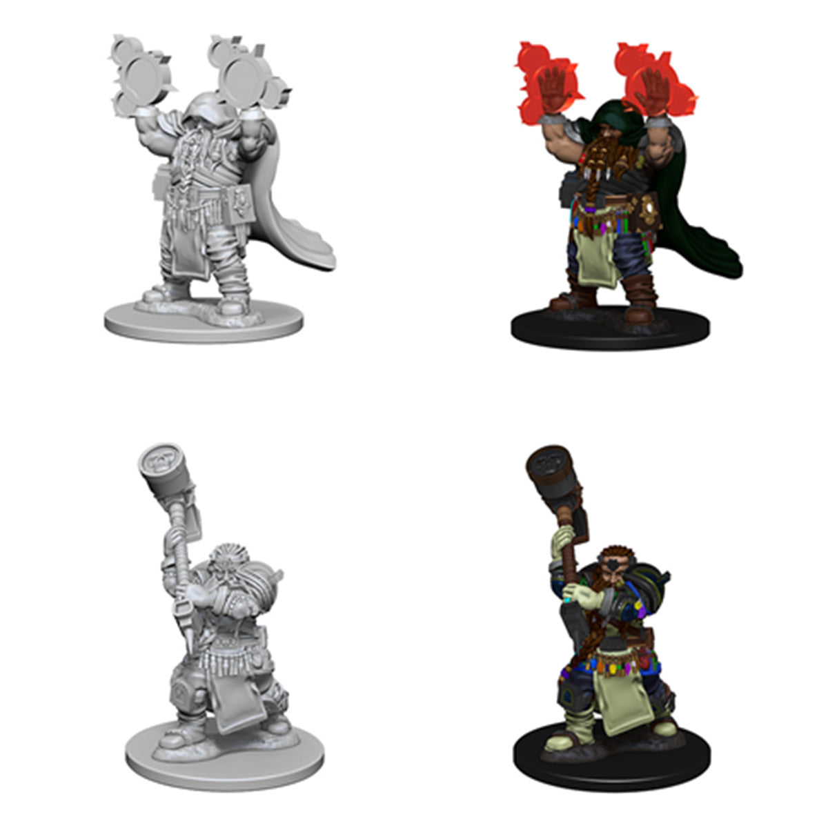 D&D Nolzurs Marvelous Unpainted Miniatures Dwarf Male Cleric