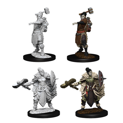 D&D Nolzurs Marvelous Unpainted Miniatures Female Half Orc Barbarian