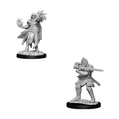 D&D Nolzurs Marvelous Unpainted Miniatures Hobgoblin Fighter Male & Hobgoblin Wizard Female