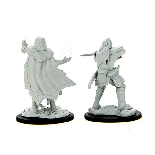 D&D Nolzurs Marvelous Unpainted Miniatures Hobgoblin Fighter Male & Hobgoblin Wizard Female