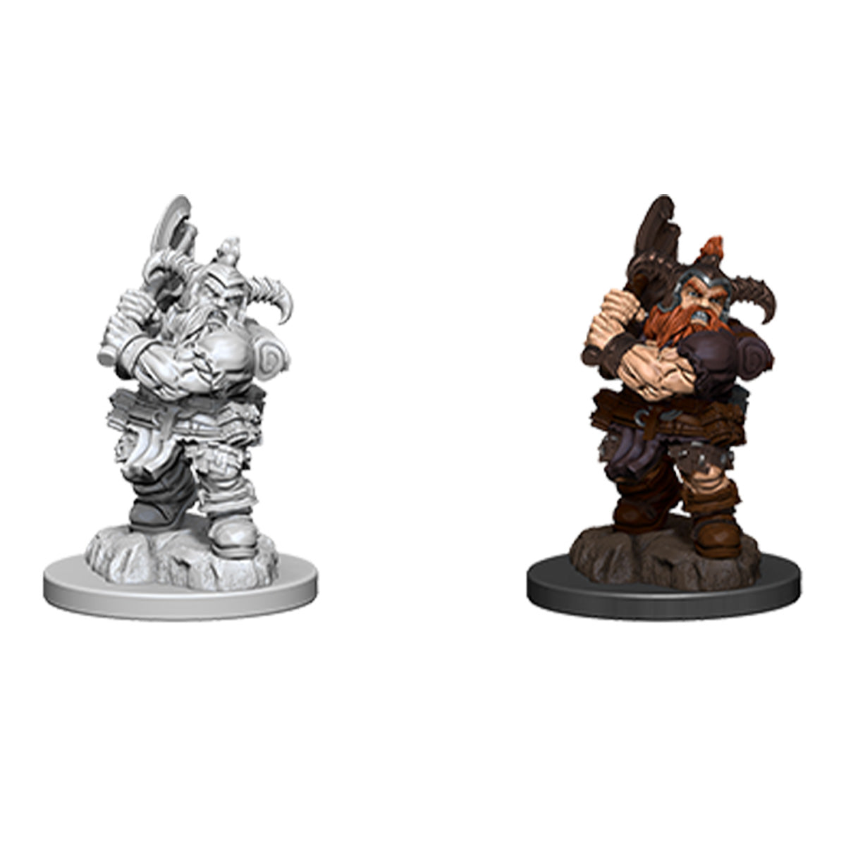 D&D Nolzurs Marvelous Unpainted Miniatures Male Dwarf Barbarian