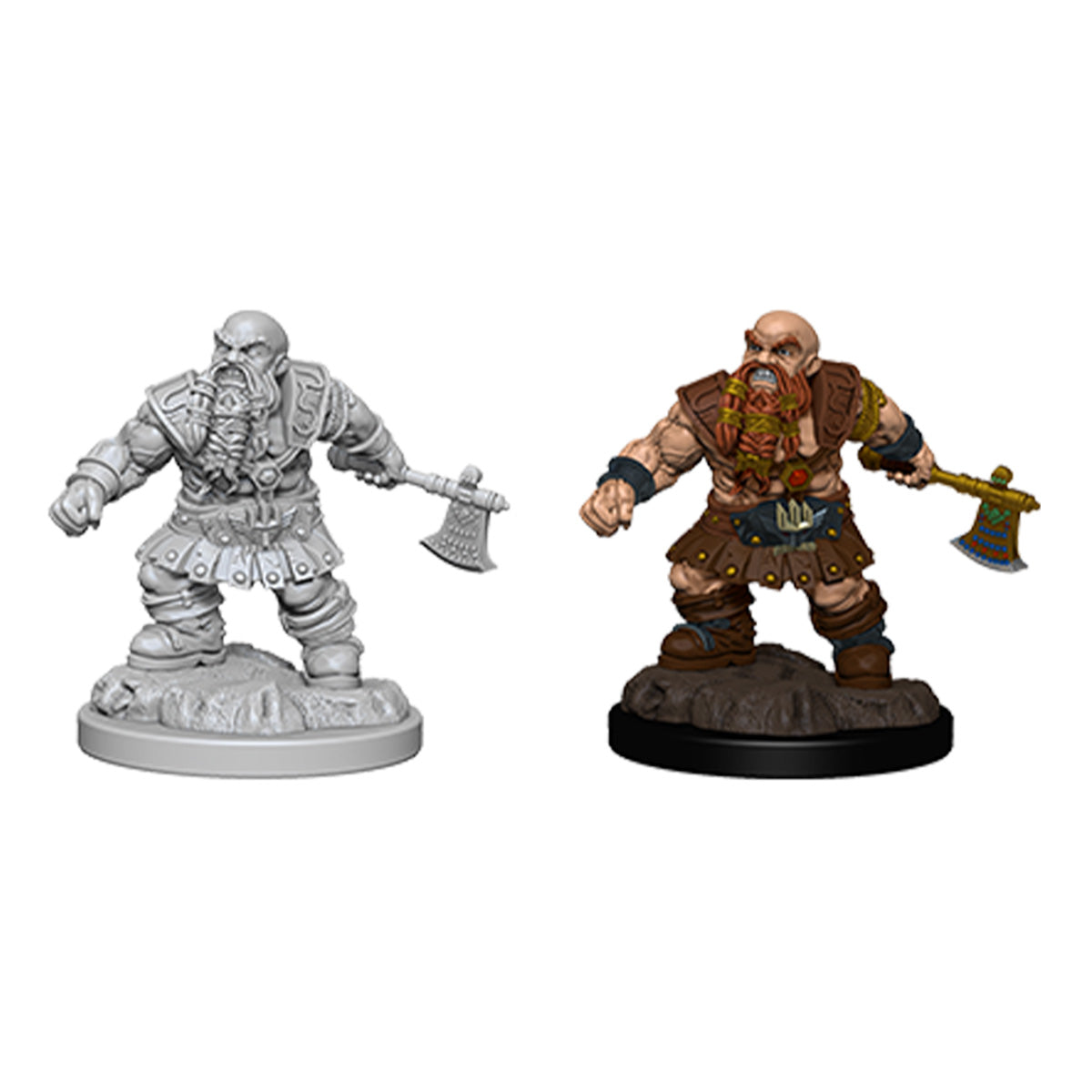 D&D Nolzurs Marvelous Unpainted Miniatures Male Dwarf Barbarian