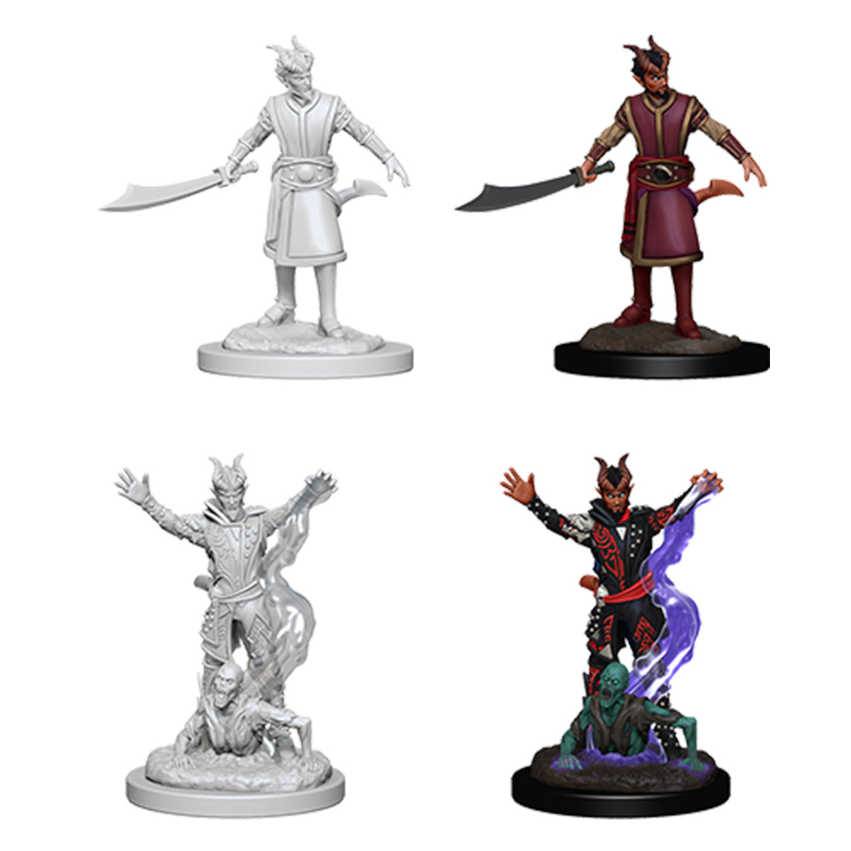 D&D Nolzurs Marvelous Unpainted Miniatures Male Tiefling Warlock
