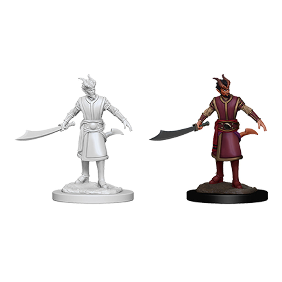 D&D Nolzurs Marvelous Unpainted Miniatures Male Tiefling Warlock