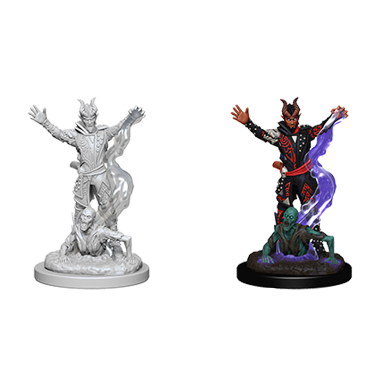 D&D Nolzurs Marvelous Unpainted Miniatures Male Tiefling Warlock