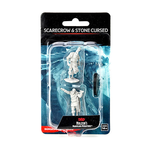 D&D Nolzurs Marvelous Unpainted Miniatures Scarecrow & Stone Cursed