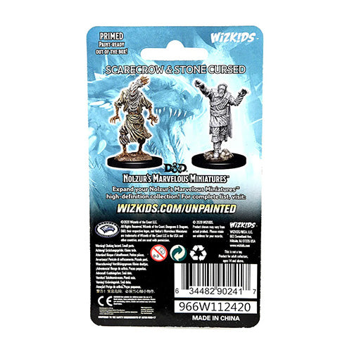 D&D Nolzurs Marvelous Unpainted Miniatures Scarecrow & Stone Cursed