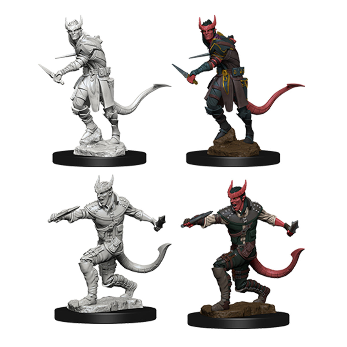 D&D Nolzurs Marvelous Unpainted Miniatures Tiefling Male Rogue