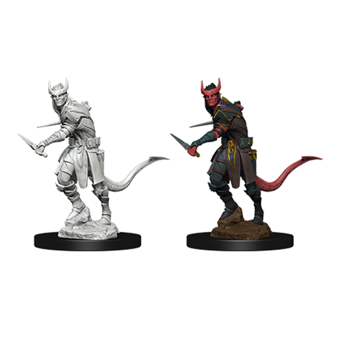 D&D Nolzurs Marvelous Unpainted Miniatures Tiefling Male Rogue