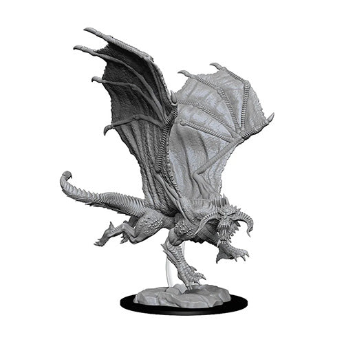 D&D Nolzurs Marvelous Unpainted Miniatures Young Black Dragon