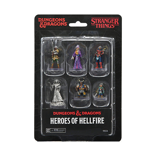 D&D Stranger Things: Heroes of Hellfire Pre-Painted Minis