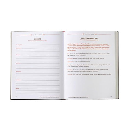 D&D The Dungeon Master's Campaign Journal