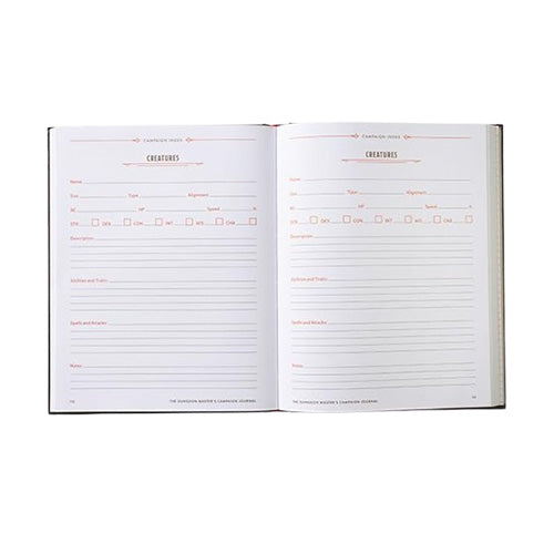 D&D The Dungeon Master's Campaign Journal