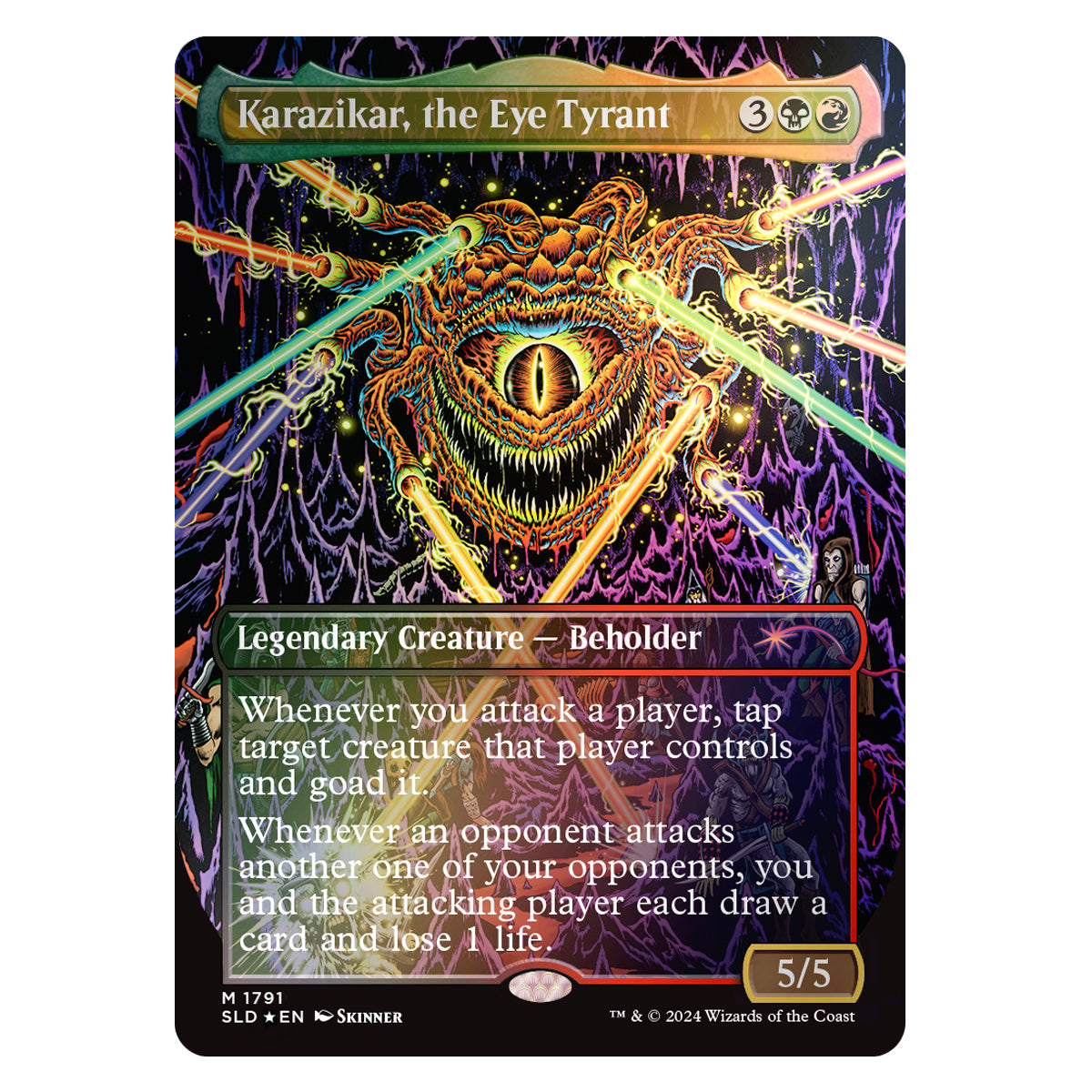 Magic Secret Lair x Dungeons & Dragons Death Is in the Eyes of the Beholder II Foil Edition
