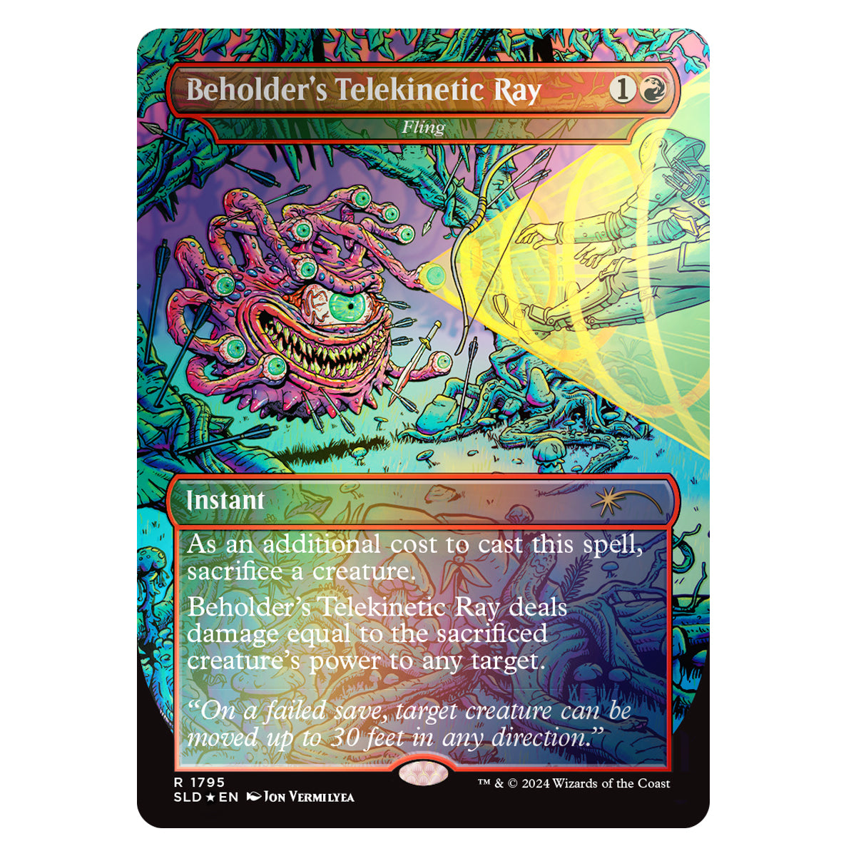 Magic Secret Lair x Dungeons & Dragons Death Is in the Eyes of the Beholder II Foil Edition