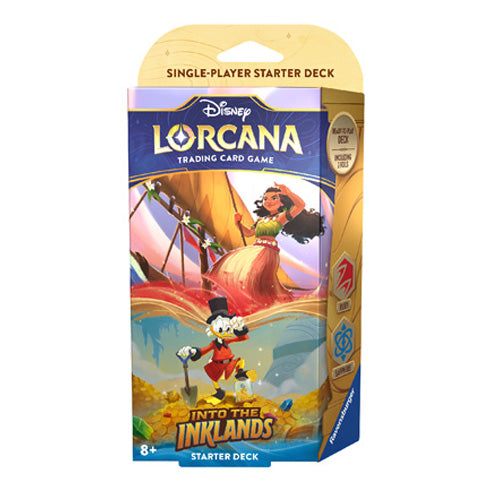 Disney Lorcana TCG Into the Inklands Starter Decks Ruby & Sapphire (Pair)