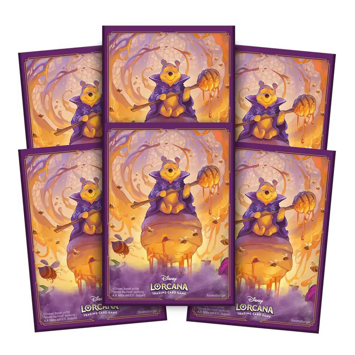 Disney Lorcana TCG Series 6 Azurite Sea Sleeves Winnie the Pooh Hunny Wizard