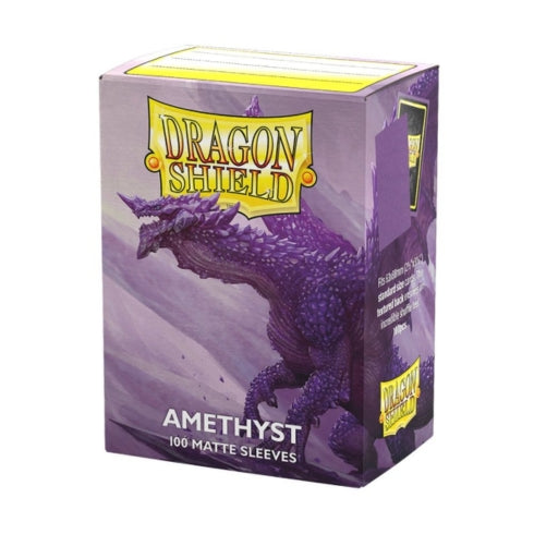 Dragon Shield Standard 100ct Matte Amethyst Purple Sleeves 63x88mm