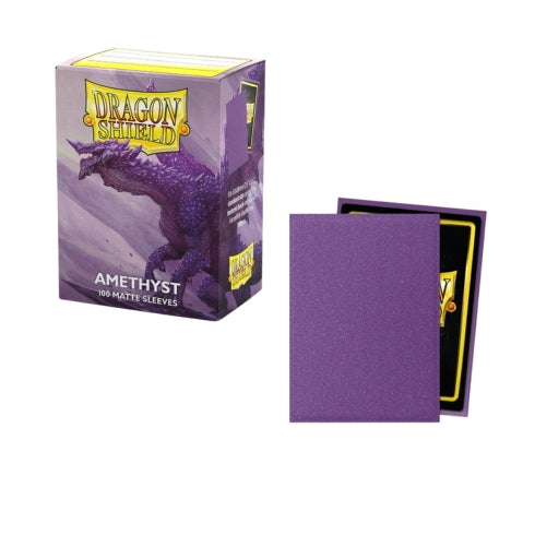 Dragon Shield Standard 100ct Matte Amethyst Purple Sleeves 63x88mm