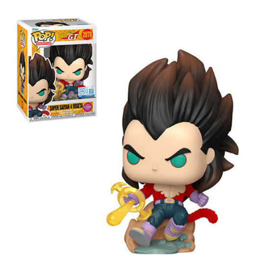 Dragon Ball: GT - Super Saiyan 4 Vegeta Flocked Pop! Vinyl