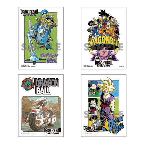 Dragon Ball Super Card Game Fusion World Official Card Sleeves Manga Collection (Set of 4)