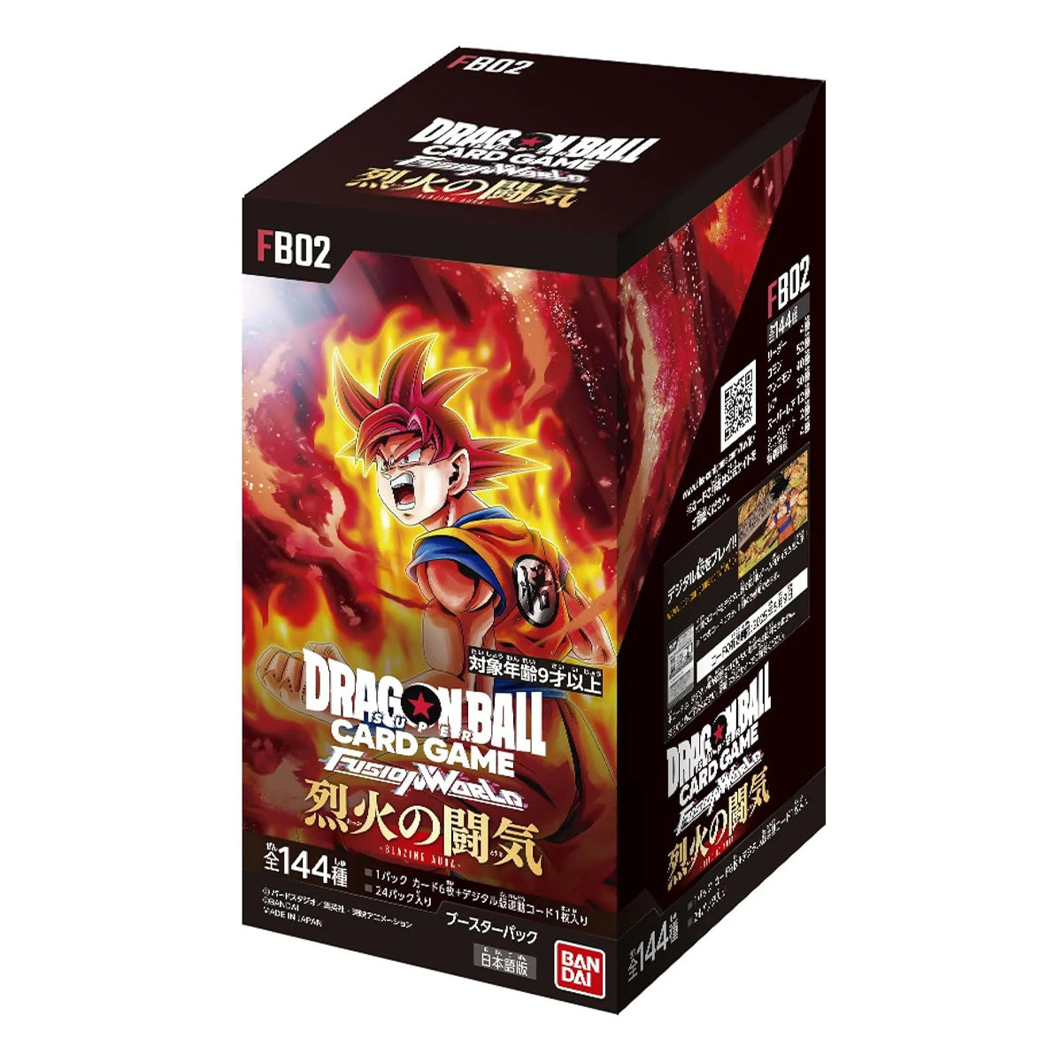Dragon Ball Super Fusion World Booster Box Blazing Aura FB02 Japanese ...