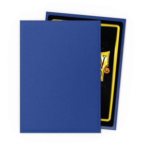 Dragon Shield Standard 100ct Non Glare Matte Blue Sleeves 63x88mm