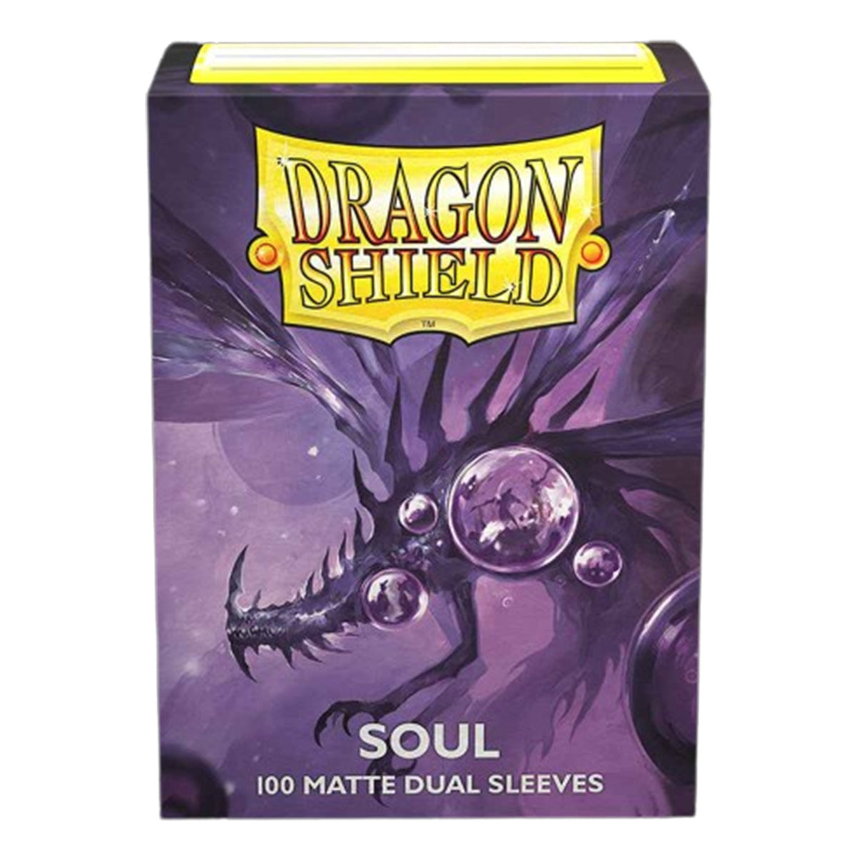 Dragon Shield 100ct Standard Size Dual Matte Metallic Purple (Soul) Sleeves