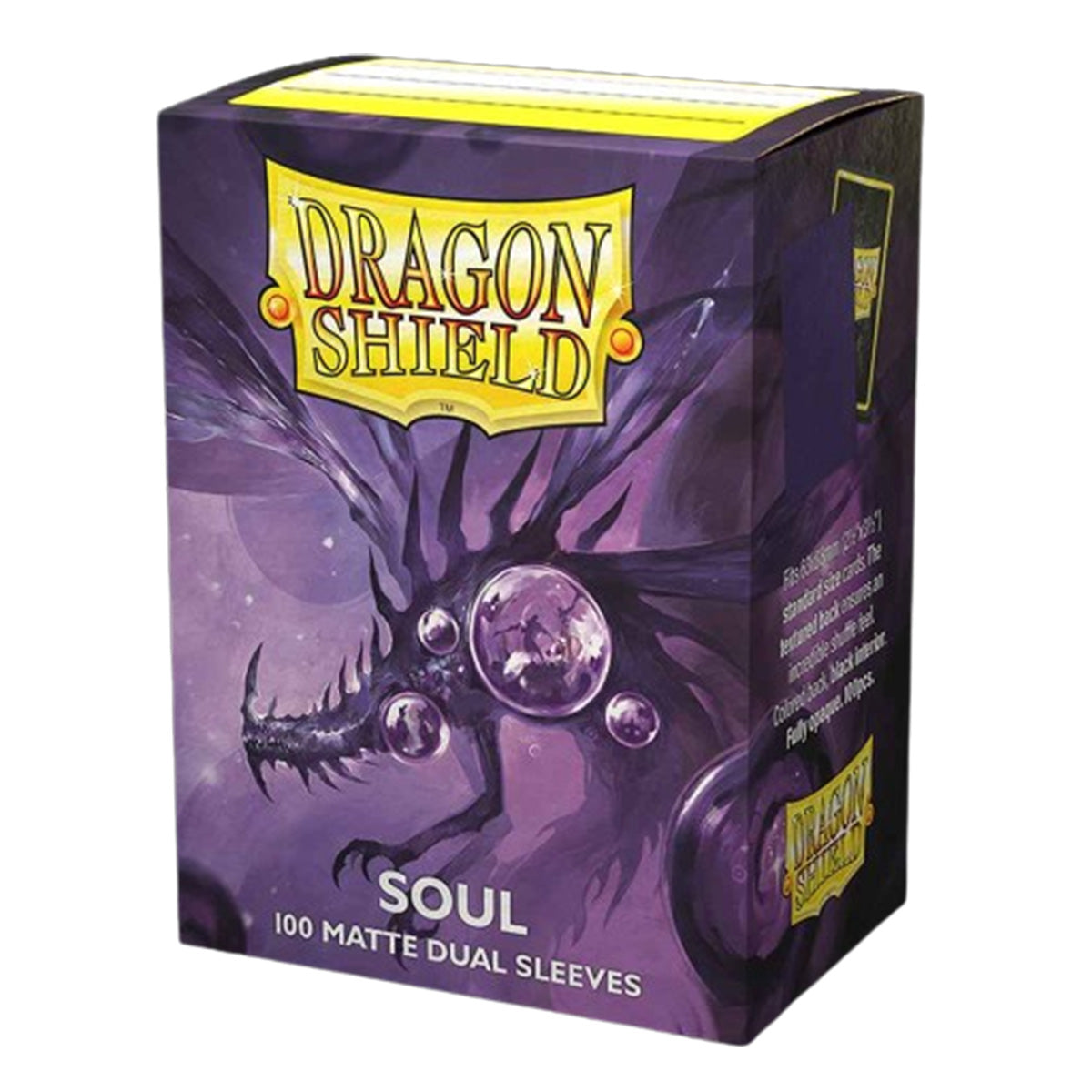 Dragon Shield 100ct Standard Size Dual Matte Metallic Purple (Soul) Sleeves