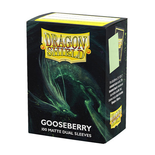 Dragon Shield Standard 100ct Dual Matte Gooseberry Pastel Green Sleeves 63x88mm