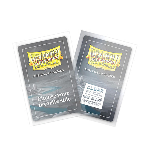 Dragon Shield Board Game Sleeves - Clear Non-Glare - American Mini 41x63mm 100ct