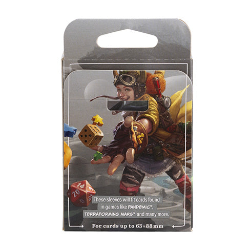 Dragon Shield Board Game Sleeves - Clear Non-Glare - Common Standard 63x88mm 100ct