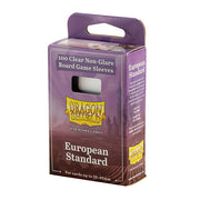 Dragon Shield Board Game Sleeves - Clear Non-Glare - European Standard 59x92mm 100ct