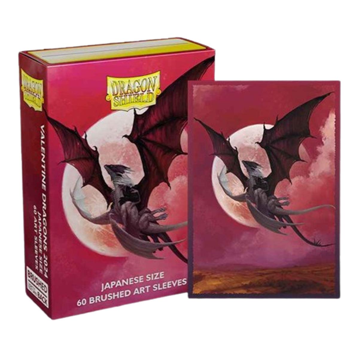 Dragon Shield Japanese 60ct Valentine 2024 Art Sleeves 59x86mm