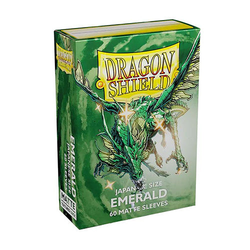 Dragon Shield Japanese 60ct Matte Emerald Sleeves 59x86mm