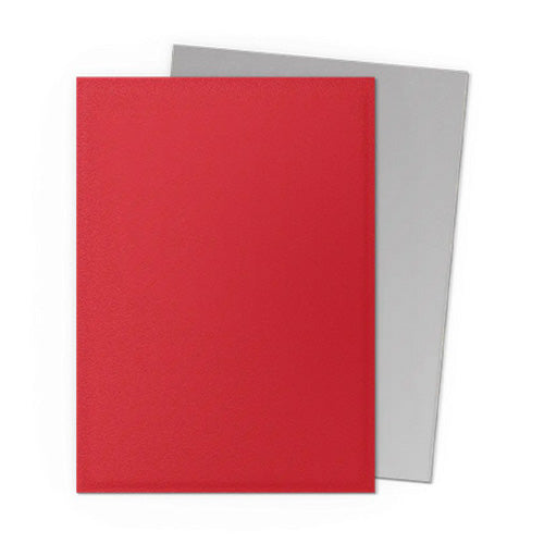 Dragon Shield Standard 100ct Dual Matte Crimson/Silver Sleeves 63x88mm