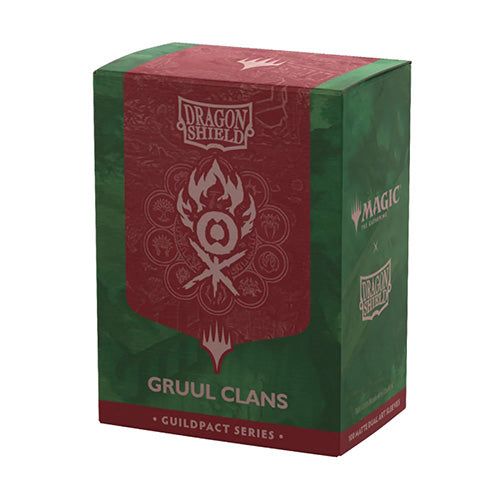 Dragon Shield Standard 100ct Matte Dual Art Magic MTG Guildpact Series Gruul Clans Sleeves