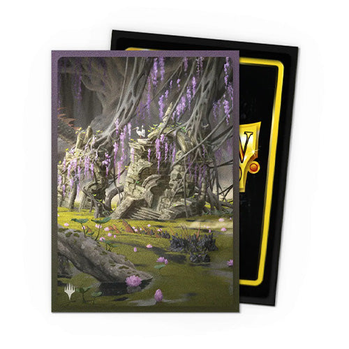 Dragon Shield Standard 100ct Matte Dual Art Magic MTG Landfall Series Verdant Catacombs Sleeves
