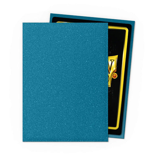 Dragon Shield Standard 100ct Matte Sparkles Amazonite Blue Sleeves 63x88mm