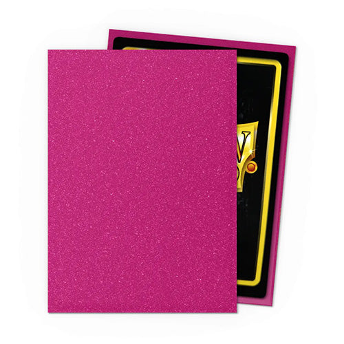 Dragon Shield Standard 100ct Matte Sparkles Pink Sapphire Blue Sleeves 63x88mm