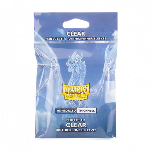 Dragon Shield Standard 100ct Perfect Fit Thick Clear Inner Sleeves